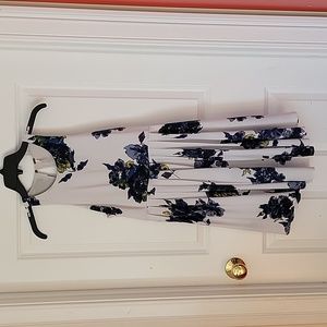 FREE PEOPLE Floral Pleated Mini Dress Size 2